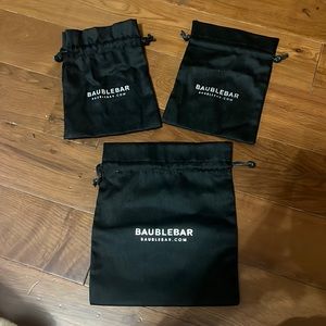 Bauble Bar jewelry bags - set of 3